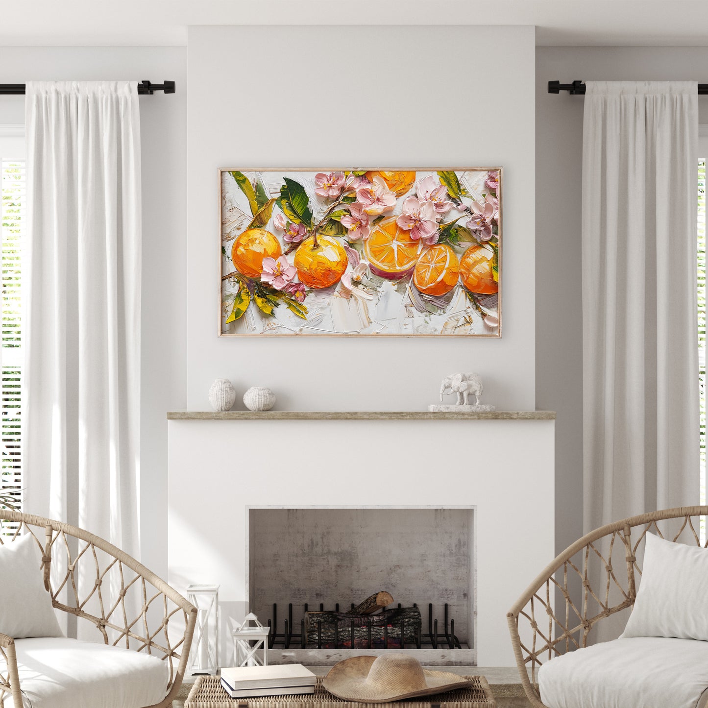 Oranges Frame TV Art