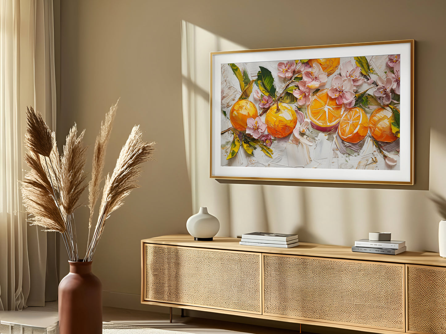 Oranges Frame TV Art